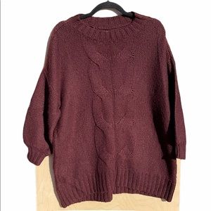 Aerie maroon sweater